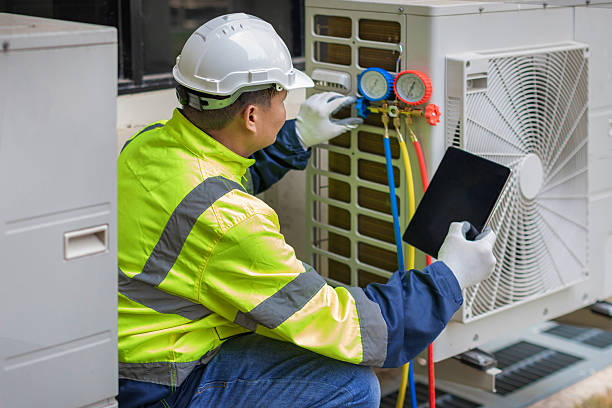 Professional Air Conditioning Repair technician working in West Orange, TX